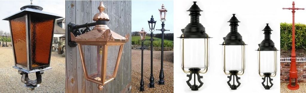 Outdoor Garden Exterior Lighting Lanterns And Lamp Posts For Outdoor Iron Lanterns (View 8 of 15)