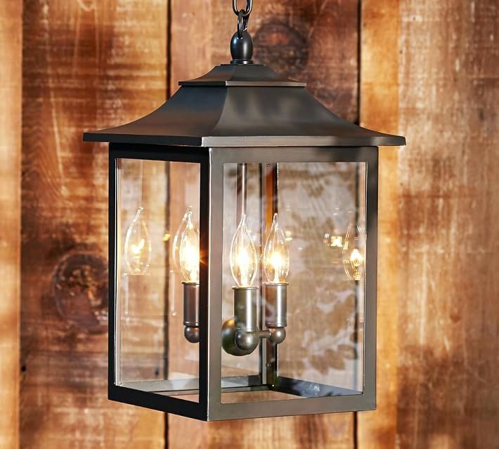 Outdoor Hanging Lights Innovative Lighting Lanterns Classic Pendant Inside Outdoor Lanterns At Pottery Barn (View 6 of 15)