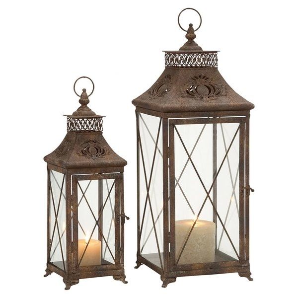Outdoor Lanterns | Joss & Main For Outdoor Lanterns Without Glass (Photo 1 of 15)