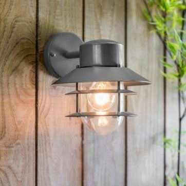 Outdoor Lighting, Outside Lights, Outdoor Wall Lights & Exterior Inside Outdoor Grey Lanterns (View 5 of 15)