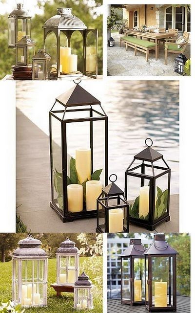 Outdoor Living ~ Lanterns | Houses And Accessories | Pinterest Inside Large Outdoor Decorative Lanterns (Photo 7 of 15)