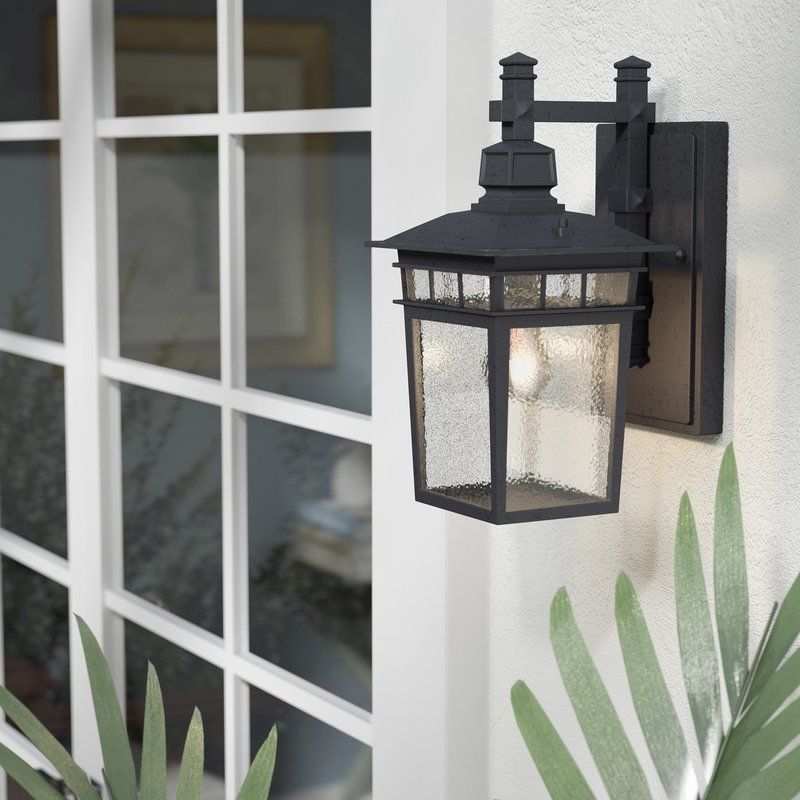 Outdoor Wall Lighting & Barn Lights You'll Love | Wayfair With Outdoor Lamp Lanterns (View 12 of 15)