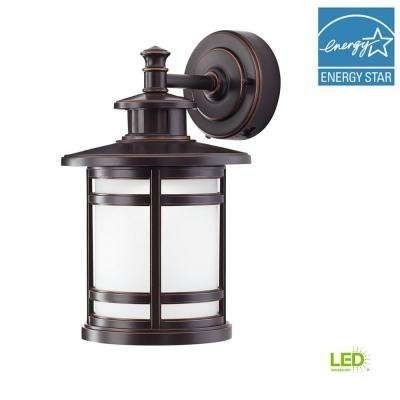 Outdoor Wall Mounted Lighting – Outdoor Lighting – The Home Depot Pertaining To Resin Outdoor Lanterns (View 2 of 15)