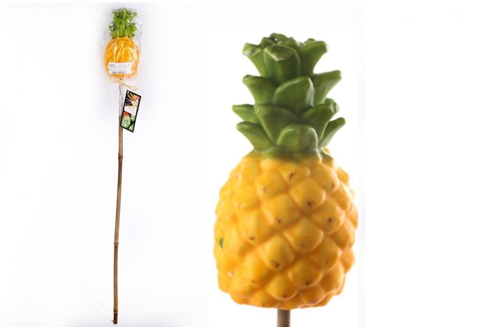 Real Wax Pineapple Candle Torch Garden Outdoor Light Party Lantern In Outdoor Pineapple Lanterns (View 13 of 15)