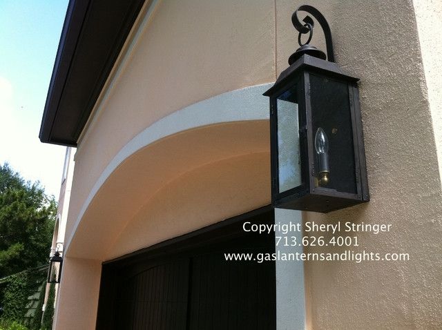Sheryl's Style 3 Electric Flush Mount Lanternsgarage With Regard To Outdoor Electric Lanterns (Photo 14 of 15)