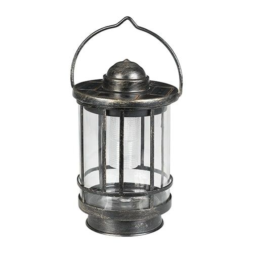 Shop Duracell Solar Glass/metal Powered Outdoor Led Tabletop Lantern Intended For Outdoor Lanterns Without Glass (View 11 of 15)