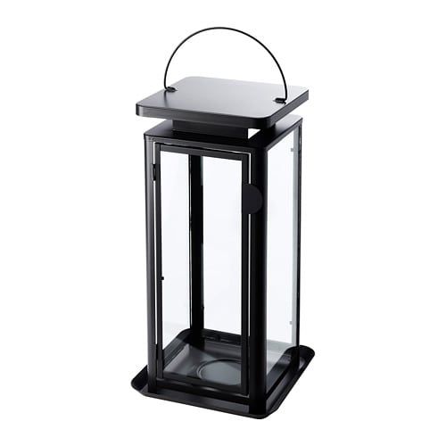 Sinnesro Lantern F Block Candle, In/outdoor Grey 45 Cm – Ikea With Regard To Outdoor Grey Lanterns (View 6 of 15)