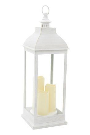 Smart Garden – Giant Cream Coloured Lantern – 3 Led Candles Intended For Outdoor Lanterns With Led Candles (View 13 of 15)
