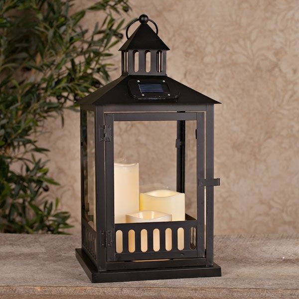 Solar Post Lanterns Outdoor, Large Outdoor Solar Lanterns Solar With Large Outdoor Decorative Lanterns (View 3 of 15)