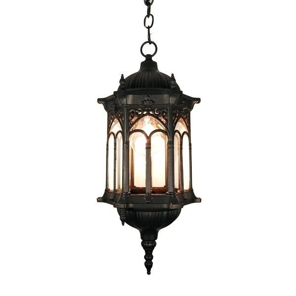 South Collection 1 Hanging Bronze Lantern Copper Electric Pertaining To Outdoor Hanging Electric Lanterns (View 2 of 15)