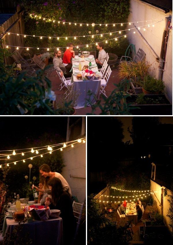 String Lights. | Outdoor Lighting, Electric, Candles And Fire With Regard To Outdoor String Lanterns (Photo 8 of 15)