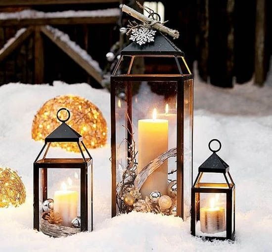 Stunning Christmas Lantern Decorations Ideas – All About Christmas Within Outdoor Lanterns Decors (View 13 of 15)
