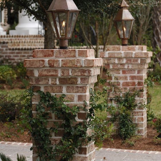 The South Battery Post Mount Original Copper Electric Lantern | Home Inside Outdoor Driveway Lanterns (Photo 12 of 15)