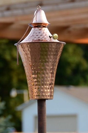 Tiki Torches, Citronella Oil Torch Poles, Outdoor Patio Garden Intended For Outdoor Tiki Lanterns (View 4 of 15)