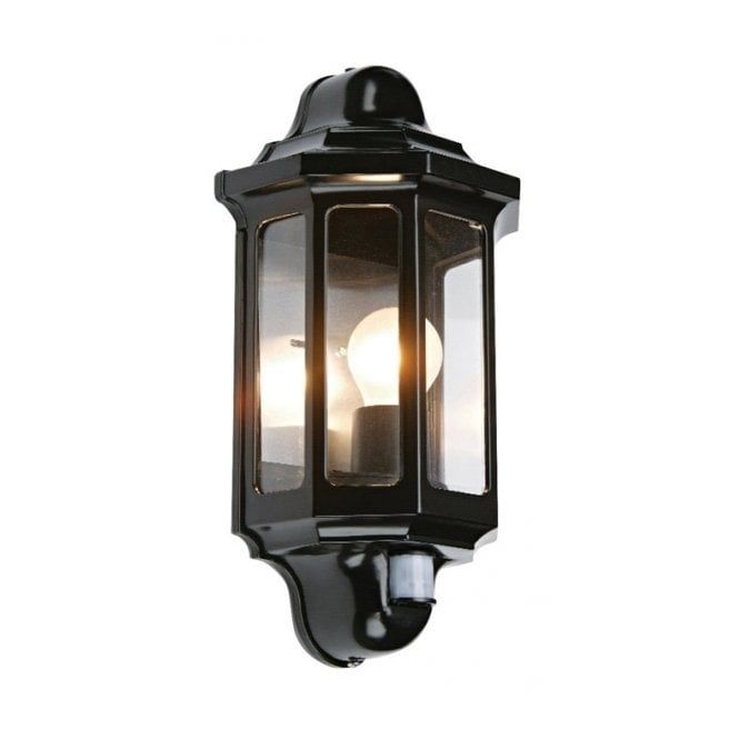 Traditional Garden Wall Light With Pir Motion Sensor, Great Security. With Outdoor Motion Lanterns (Photo 4 of 15)