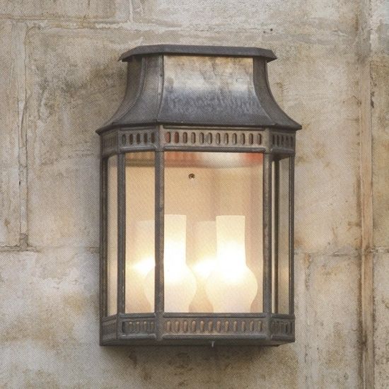 Unique Wall Lantern Louis Philippe 2 Collection Zinc – Terra Lumi Within Zinc Outdoor Lanterns (Photo 3 of 15)