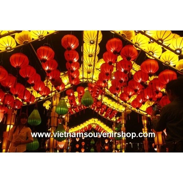 Vietnamese Silk Lanterns For Wedding Decoration – Lanterns For Inside Outdoor Vietnamese Lanterns (View 2 of 15)