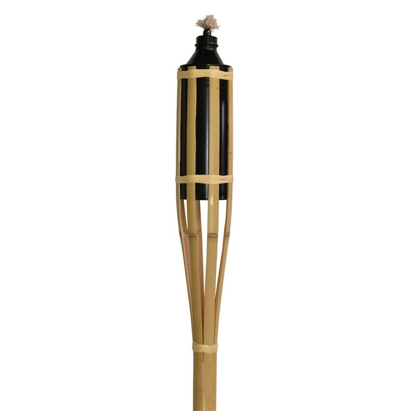 Waxworks 180cm Bamboo Torch | Bunnings Warehouse Inside Outdoor Bamboo Lanterns (Photo 1 of 15)