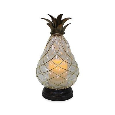 Wilson & Fisher® Glass Pineapple Led Lantern At Big Lots (View 11 of 15)