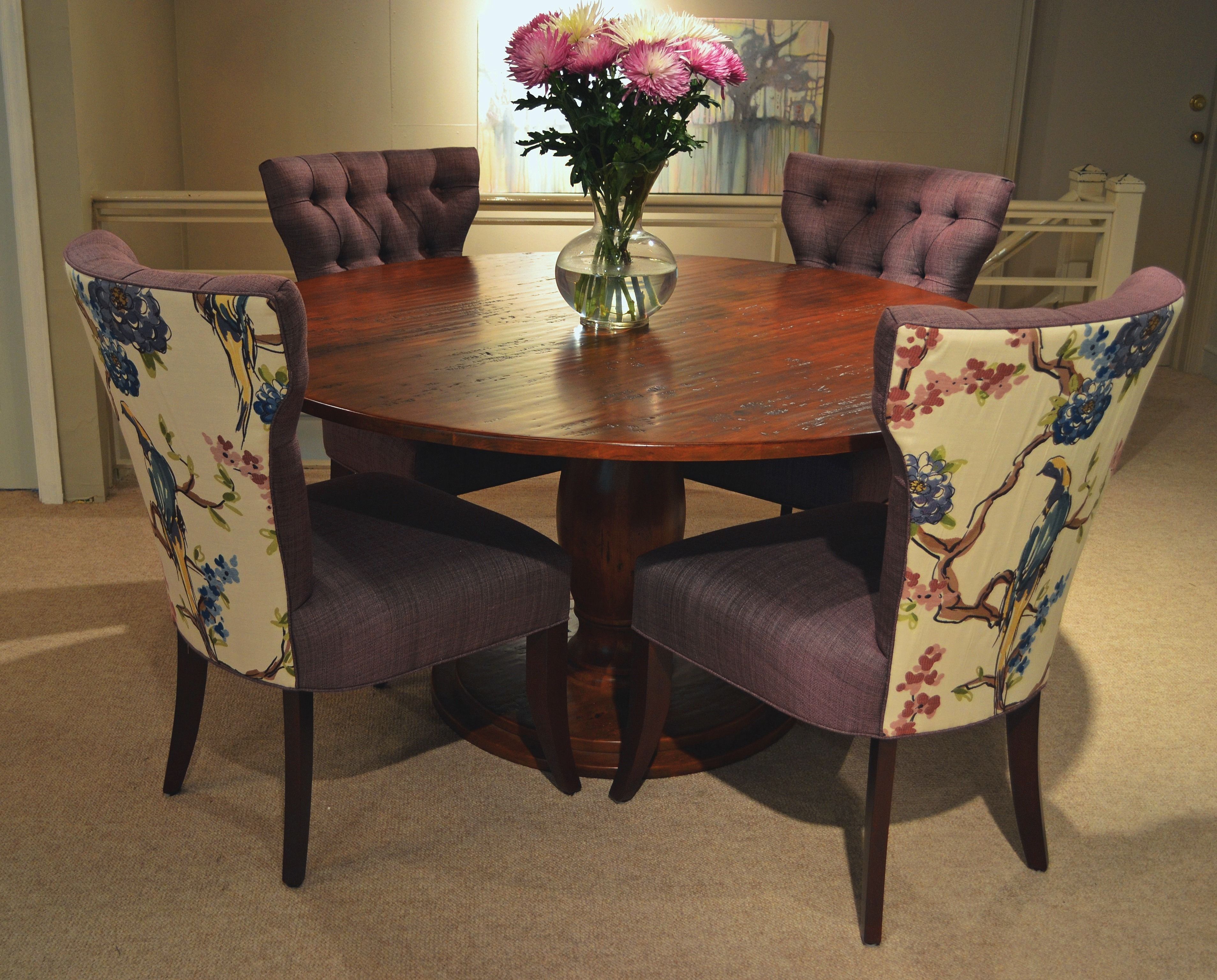 2019 Market Side Chairs Throughout Fitzgerald 01 524 Tufted Back Klismos Side Chairs – April  (View 11 of 20)