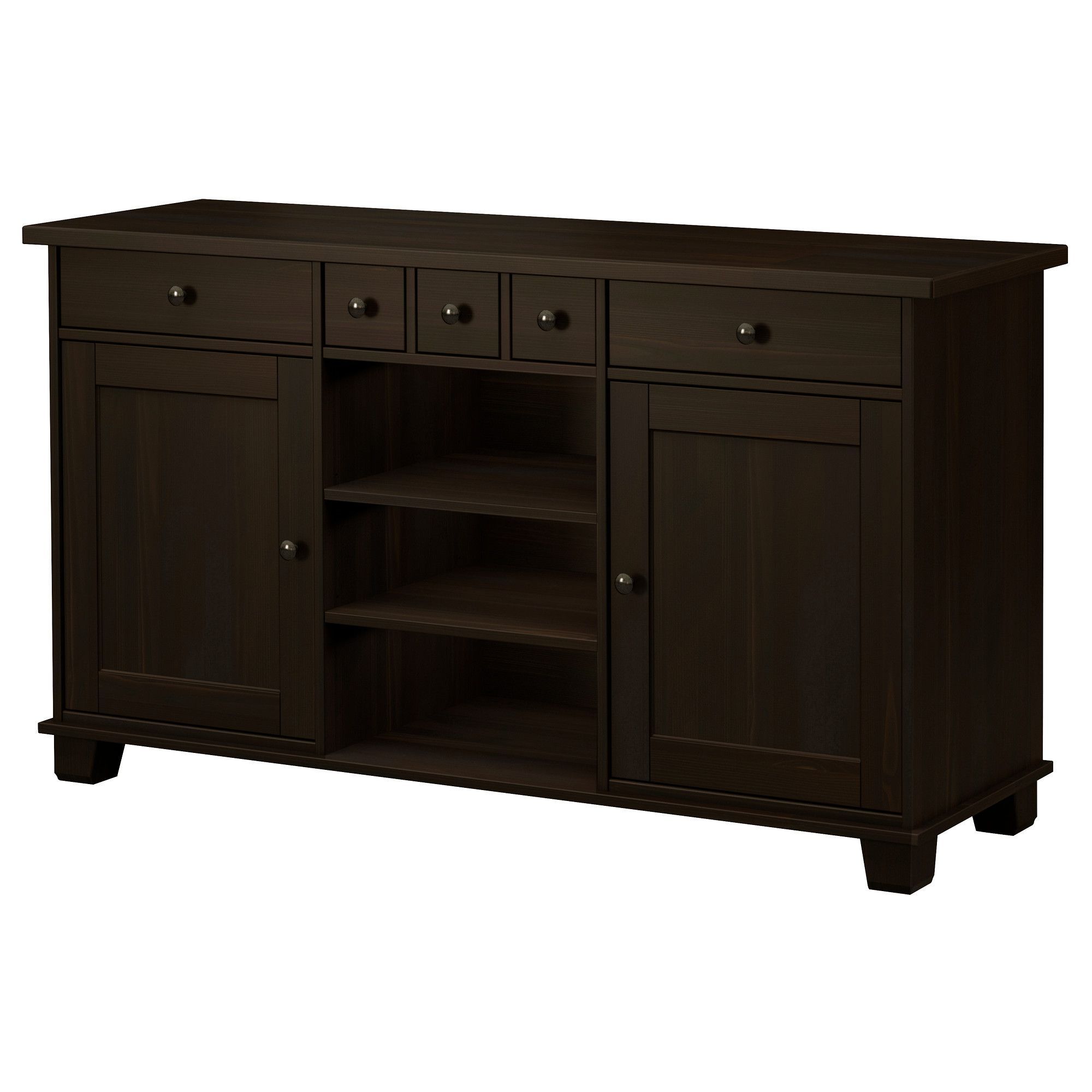 $450. Will It Be Too Dark??? Stornäs Buffet – Brown Black, 64 1/8x35 Throughout Most Recently Released Amos Buffet Sideboards (Photo 7 of 20)