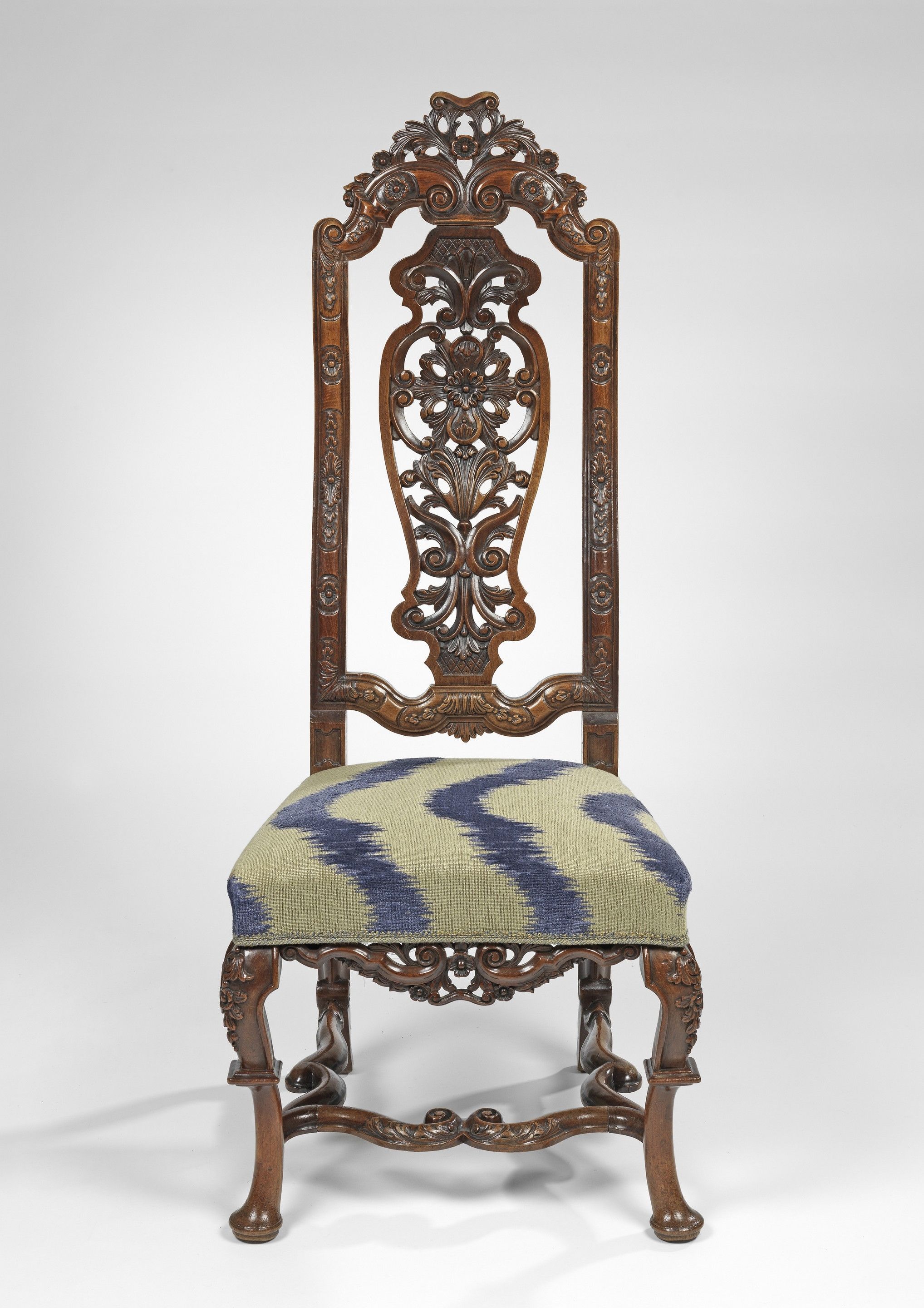 A Set Of Twelve Queen Anne Walnut Side Chairs Anglo Dutch (c. 1715 In Well Known Partridge Side Chairs (Photo 10 of 20)