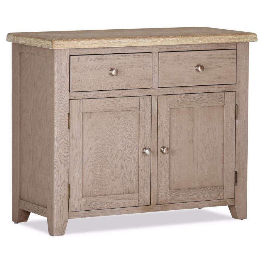 Abdabs Furniture – Scotia Grey And Whitewash 2 Door 2 Drawer Sideboard Regarding Most Popular White Wash 2 Door Sideboards (Photo 1 of 20)