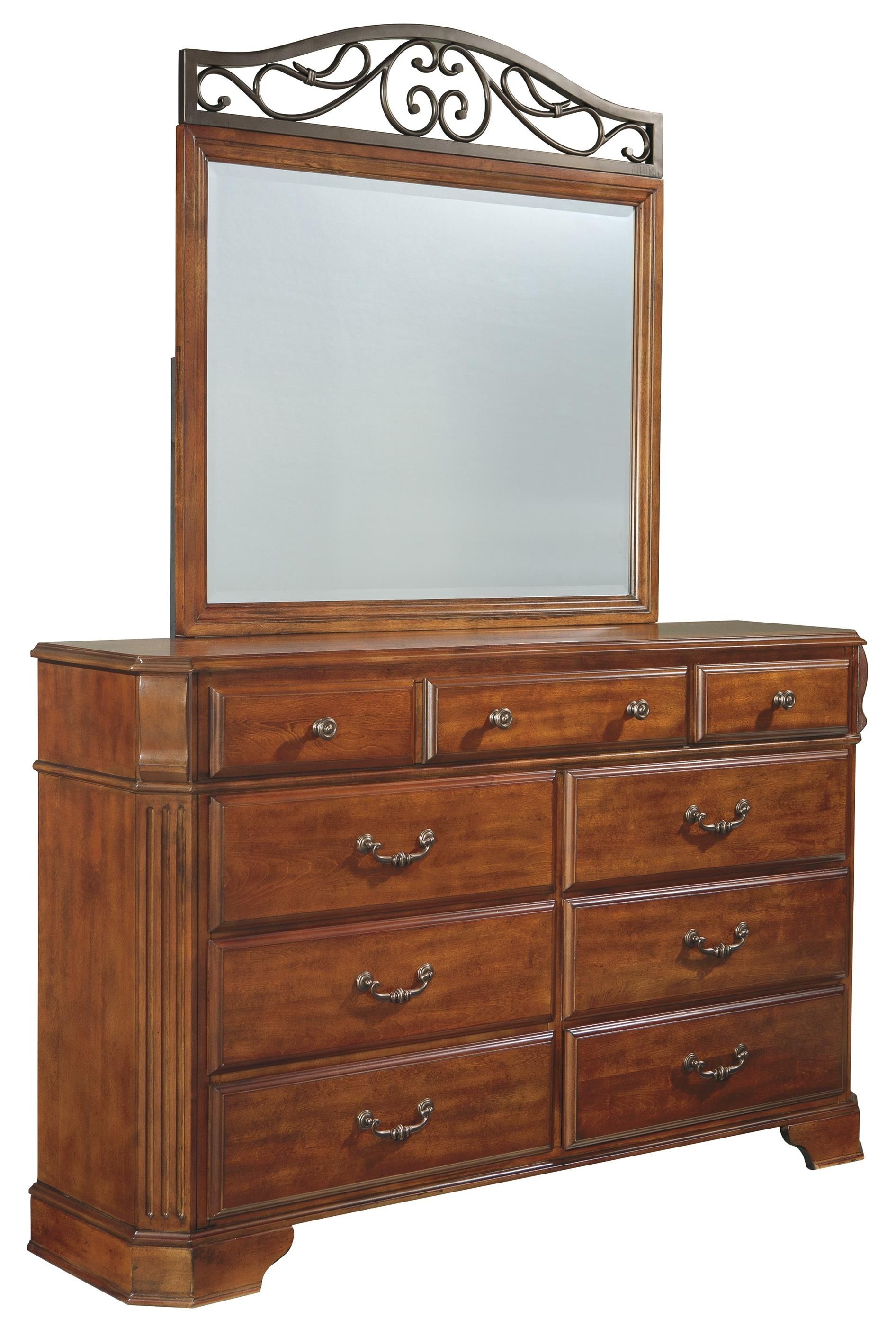 Ashley Signature Design Wyatt Nine Drawer Dresser And Picture Frame In Most Recently Released Wyatt Sideboards (View 4 of 20)