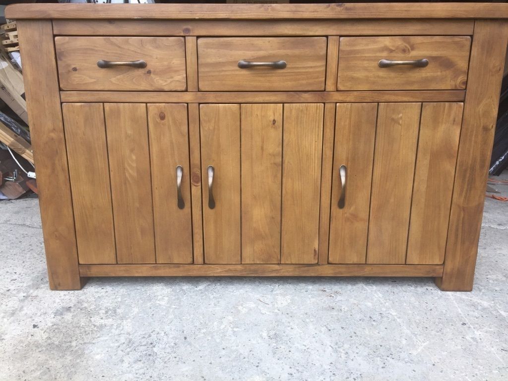 Brand New Arizona 3 Door 3 Drawer Sideboard | In Batley, West Pertaining To Current White Wash 3 Door 3 Drawer Sideboards (Photo 12 of 20)