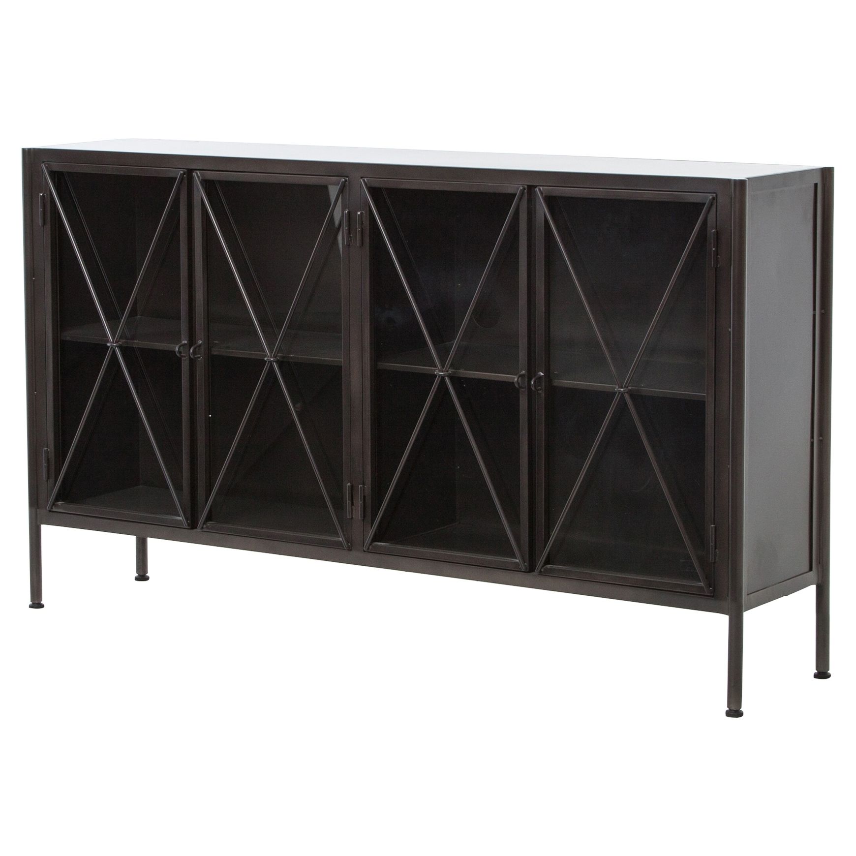 Buffets & Sideboards | Kathy Kuo Home Pertaining To Current Iron Sideboards (Photo 4 of 20)