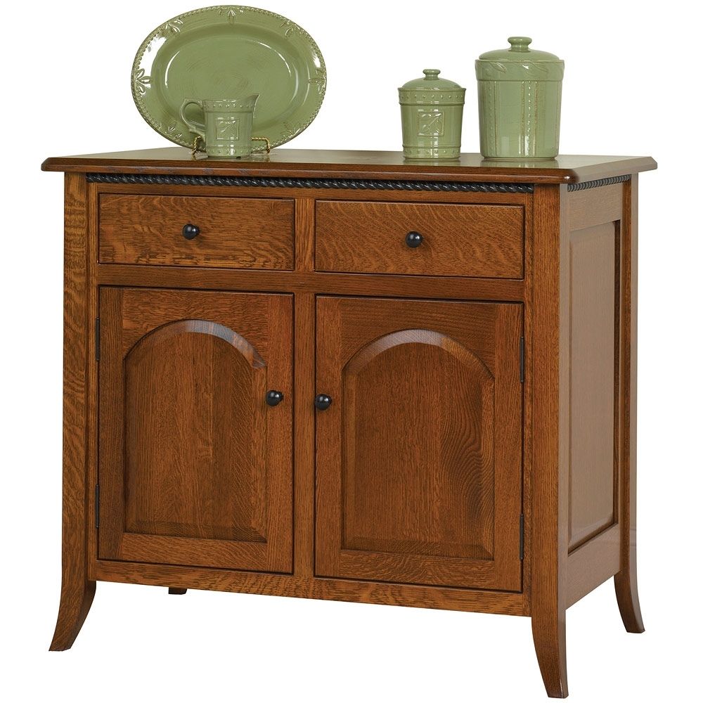 Bunker Hill Amish Buffet – Amish Sideboard Cabinet | Cabinfield Fine Regarding Recent Lockwood Sideboards (View 17 of 20)