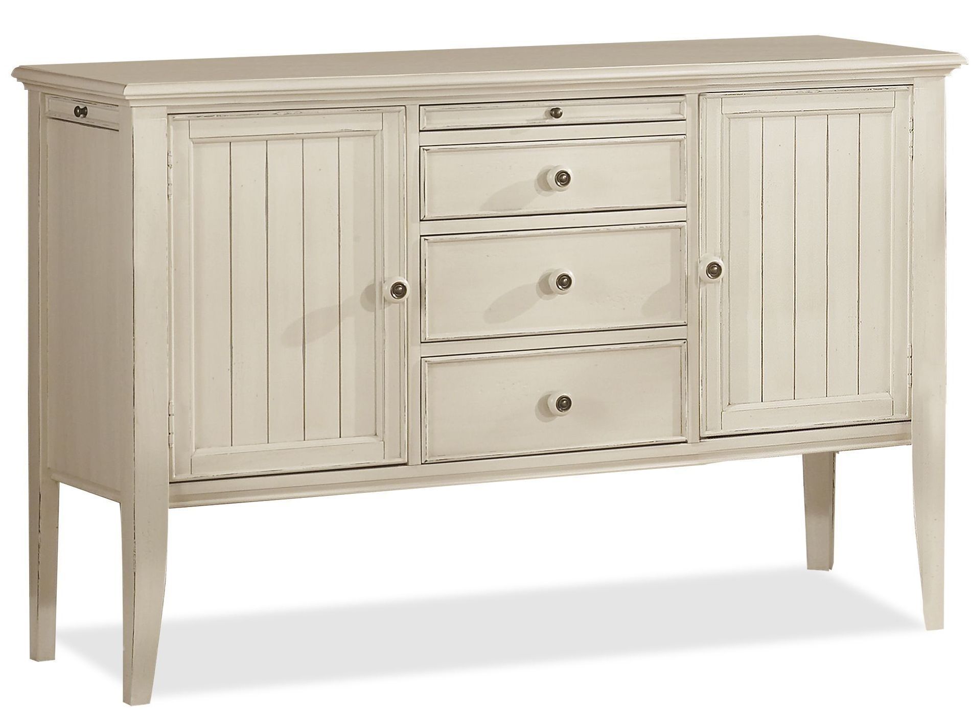 Buy Low Price Riverside Furniture Cape May Buffet Server In Seaspray With Regard To Latest Parrish Sideboards (View 19 of 20)