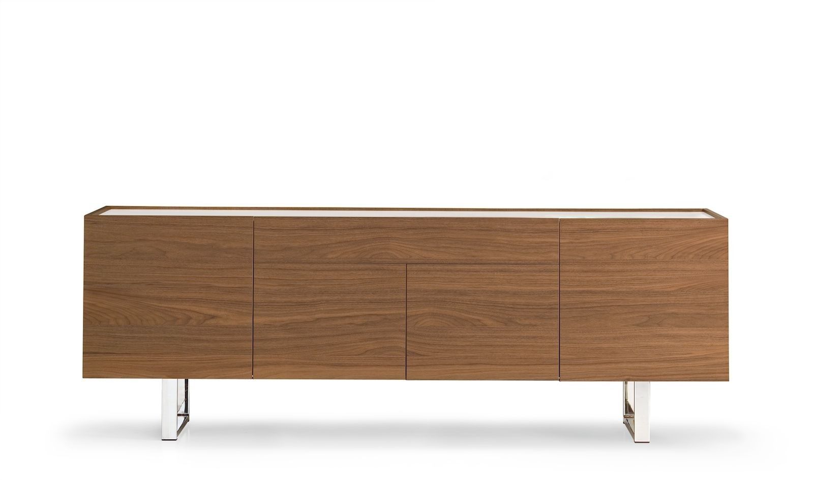 Calligaris Horizon 4 Door With Central Drawer Sideboard – Frank Mc Gowan Intended For Recent 4 Door/4 Drawer Metal Inserts Sideboards (View 18 of 20)