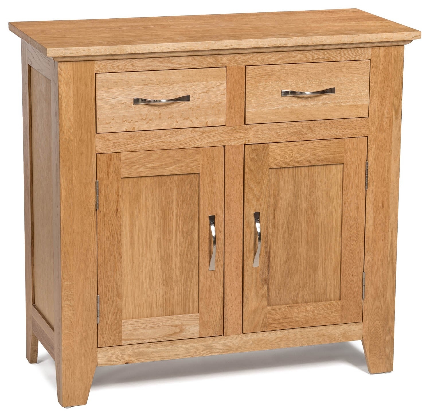 Camberley Oak Small 2 Door 2 Drawer Sideboard – Sideboards & Tops Regarding Recent 2 Drawer Sideboards (Photo 1 of 20)