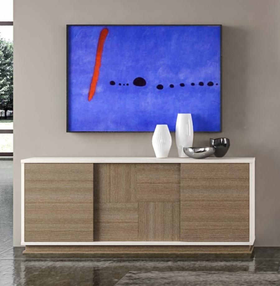 Contemporary Evolution Sidebeoard | Living Room Furniture | Modern With Regard To Best And Newest Walnut Finish Contempo Sideboards (Photo 7 of 20)