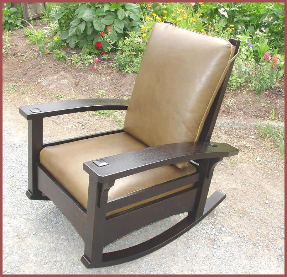 Craftsman Arm Chairs Pertaining To Well Known Voorhees Craftsman Mission Oak Furniture – Bow Arm Adjustable (View 20 of 20)