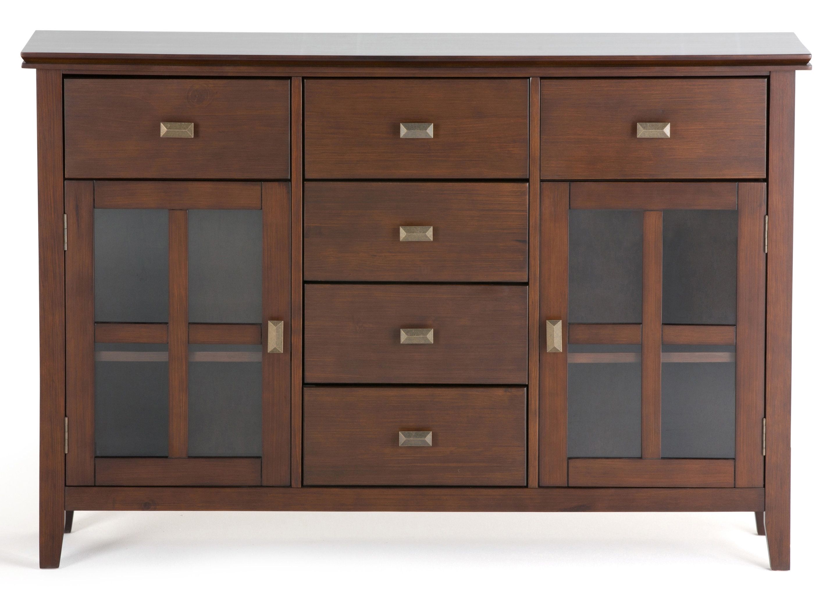 Extra Large Sideboards | Wayfair For Current Dark Smoked Oak With White Marble Top Sideboards (Photo 3 of 20)