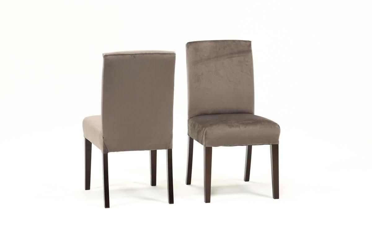 Famous Garten Marble Skirted Side Chairs Set Of 2 With Garten Caviar Chairs W/espresso Finish Set Of 2 (Photo 1 of 20)