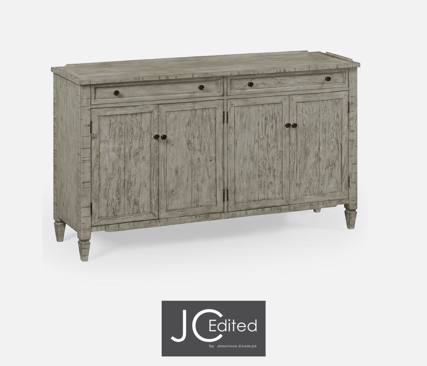 Four Door Sideboard In Rustic Grey In Newest Vintage Finish 4 Door Sideboards (Photo 1 of 20)