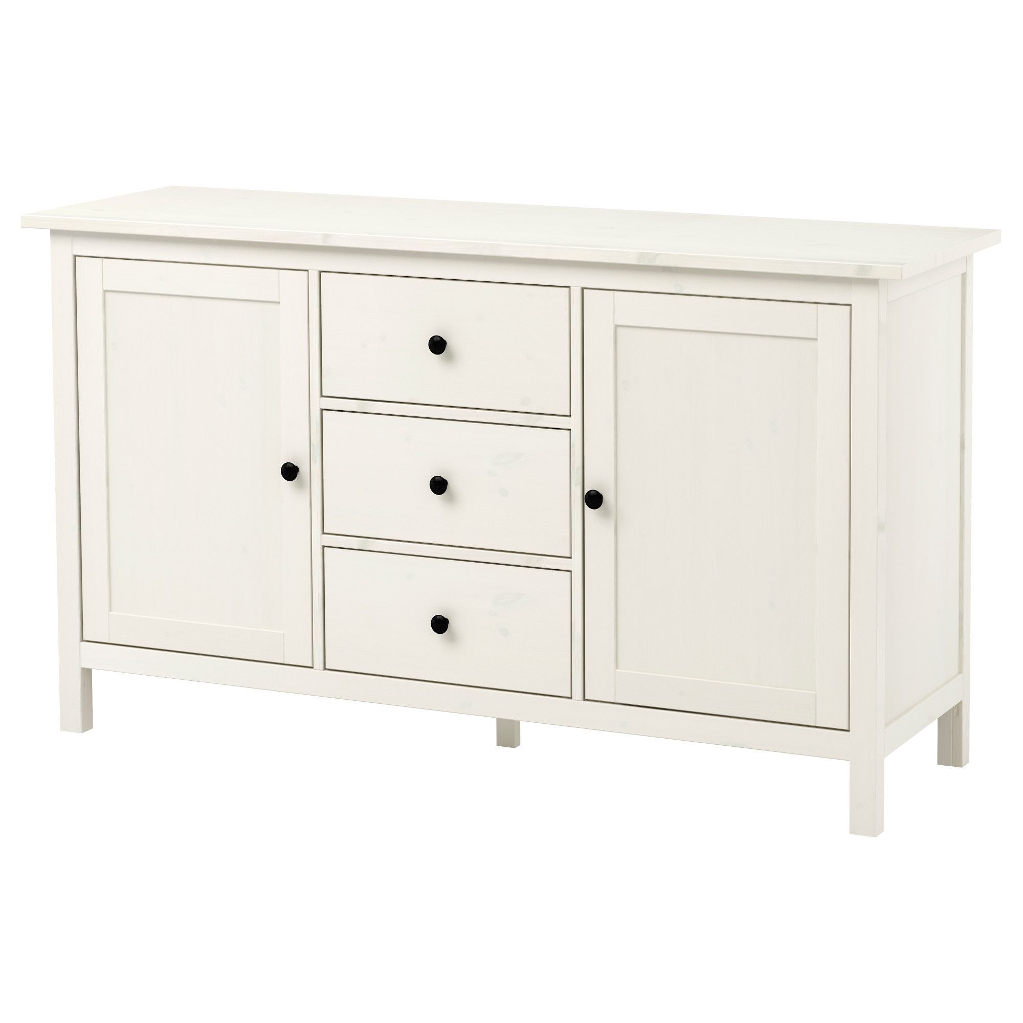 Hemnes Sideboard, White Stain | Closets, Storage & Organization For Latest Palazzo 87 Inch Sideboards (View 4 of 20)