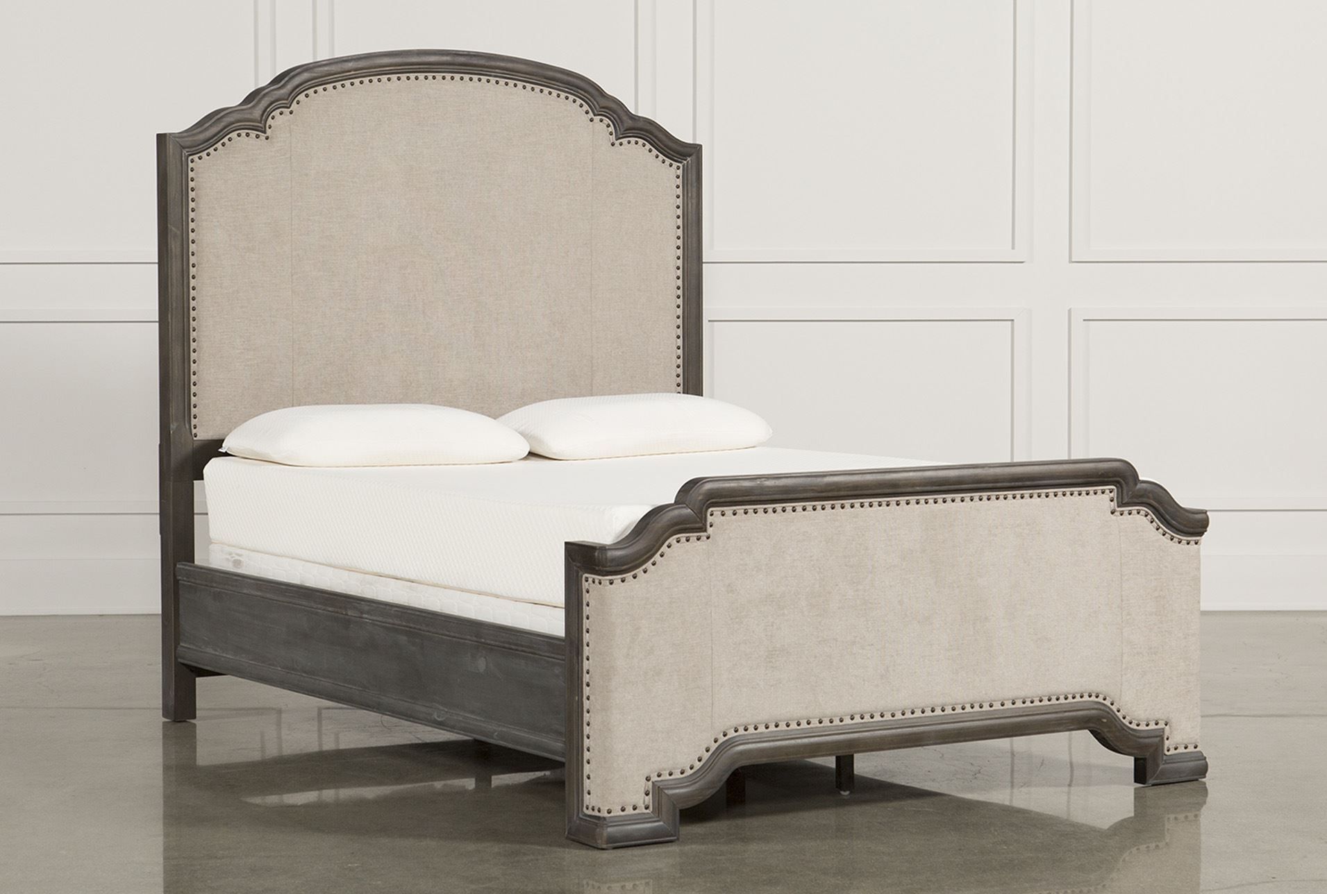 Laurent California King Upholstered Panel Bed (View 10 of 20)