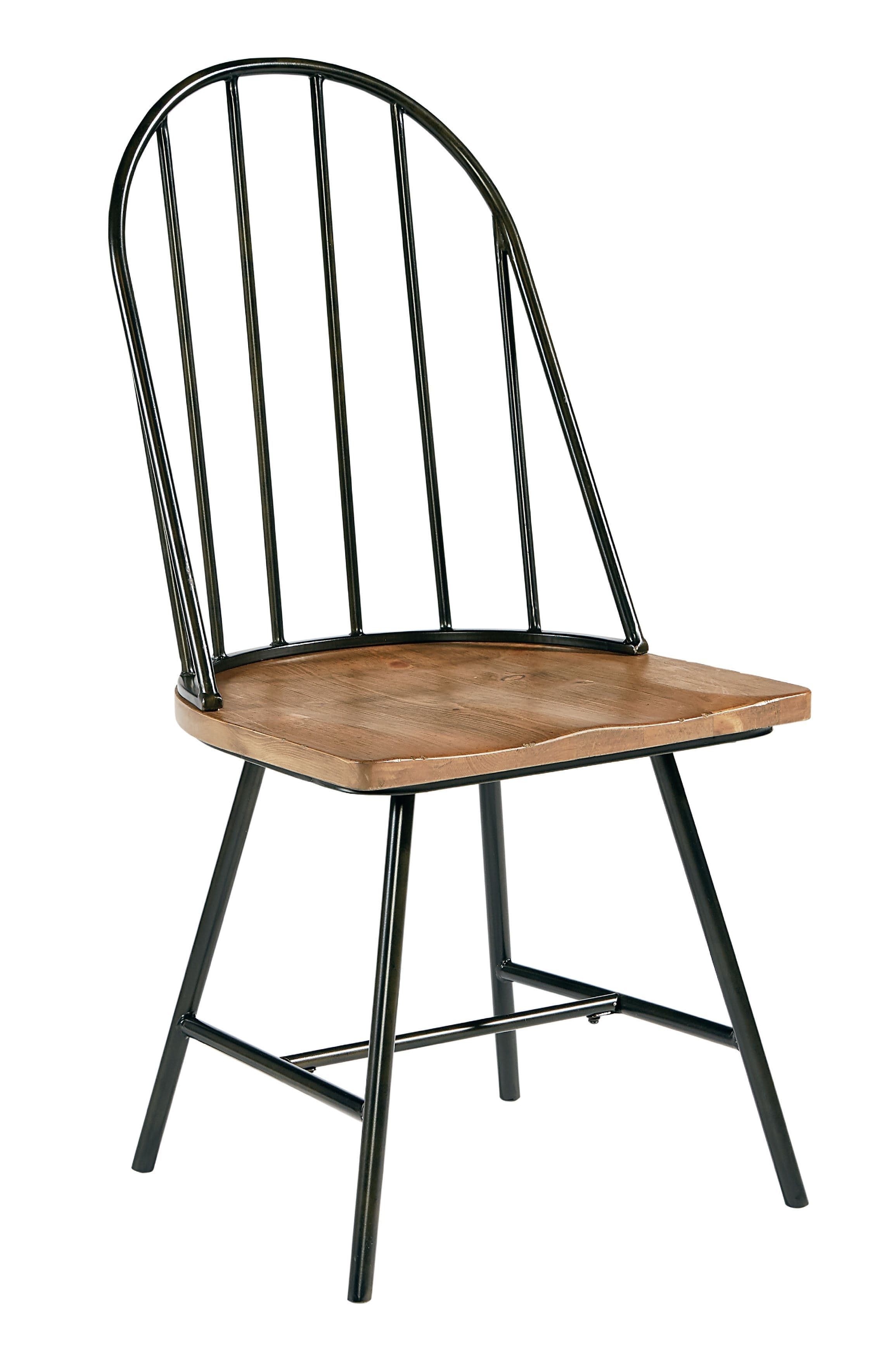 Magnolia Home – Windsor Metal And Wood Hoop Chair St: (View 5 of 20)