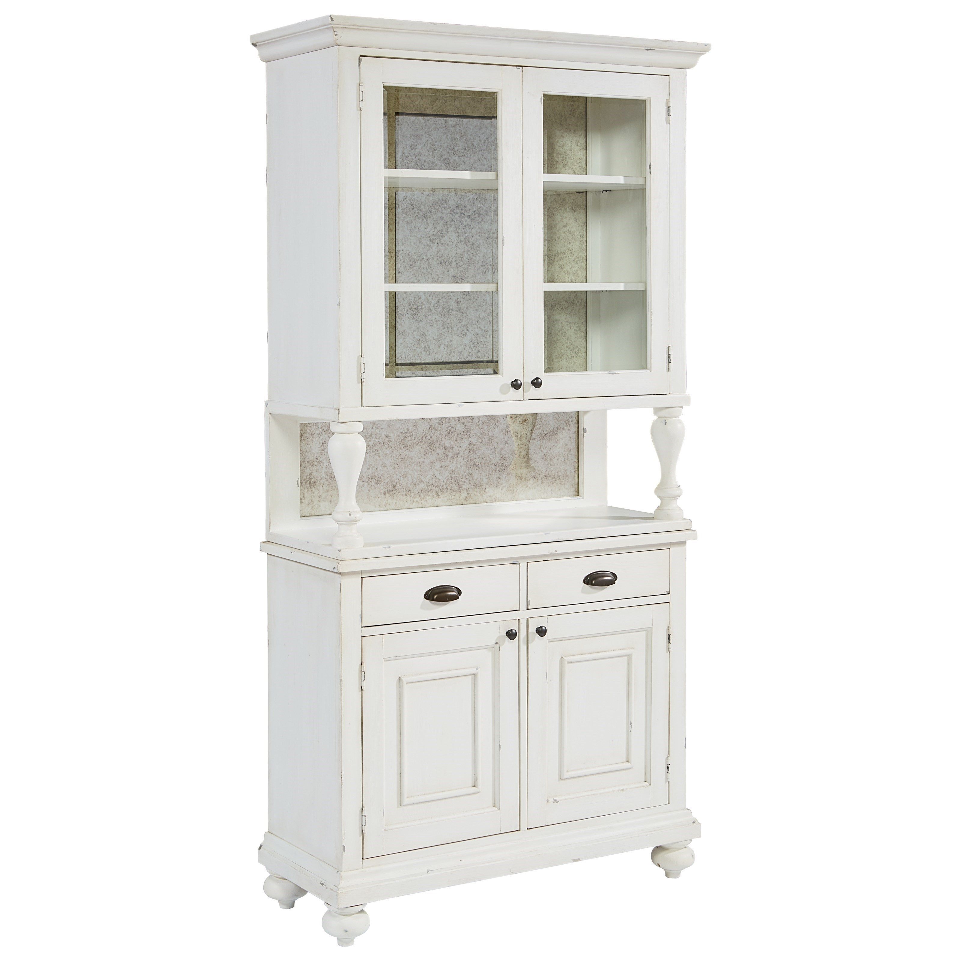 Magnolia Homejoanna Gaines Farmhouse Dish Hutch And Dish Cabinet Throughout Latest Magnolia Home Hamilton Saddle Side Chairs (View 15 of 20)