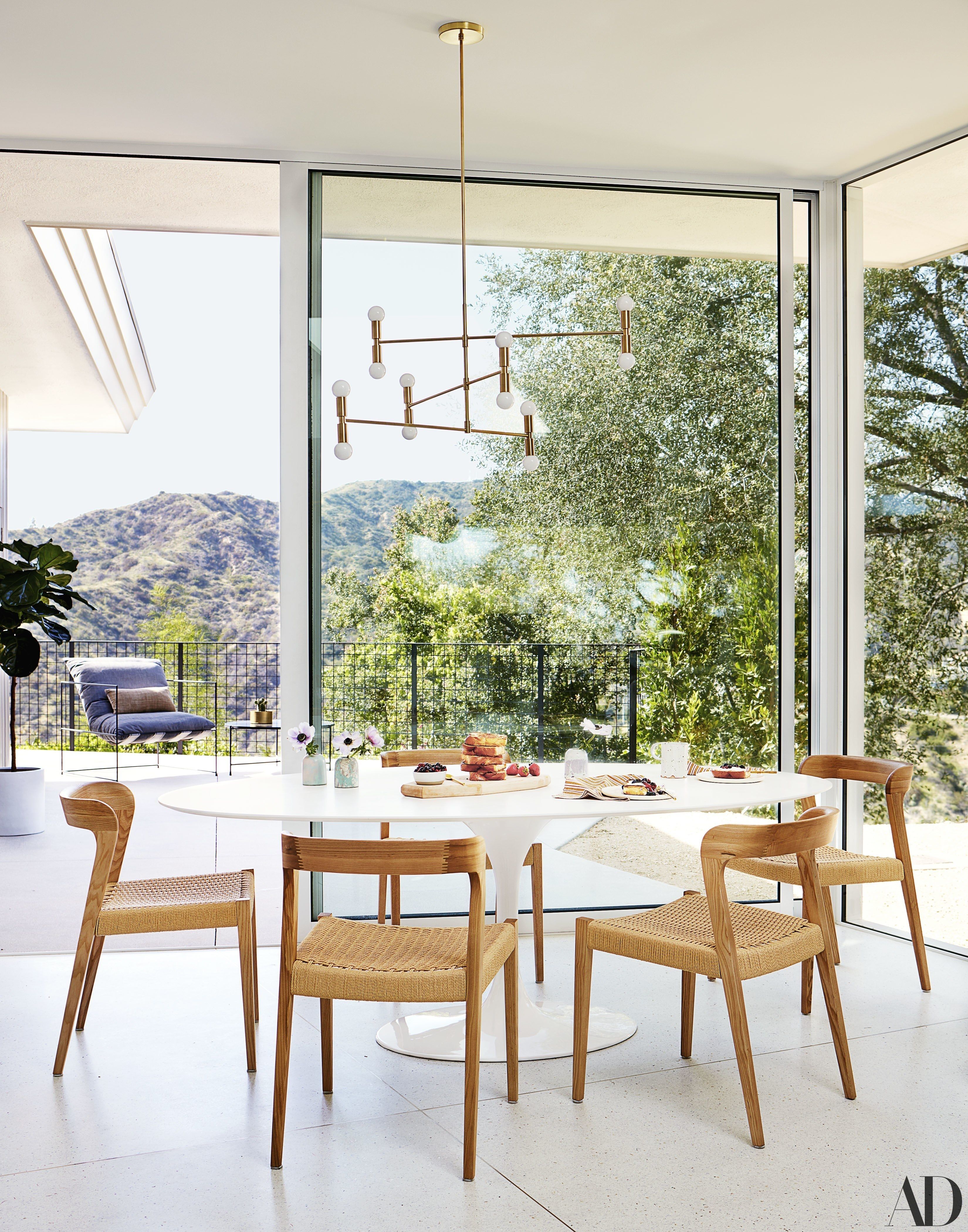 Mandy Paper White Side Chairs In Trendy Inside Mandy Moore's Pasadena Home (Photo 7 of 20)