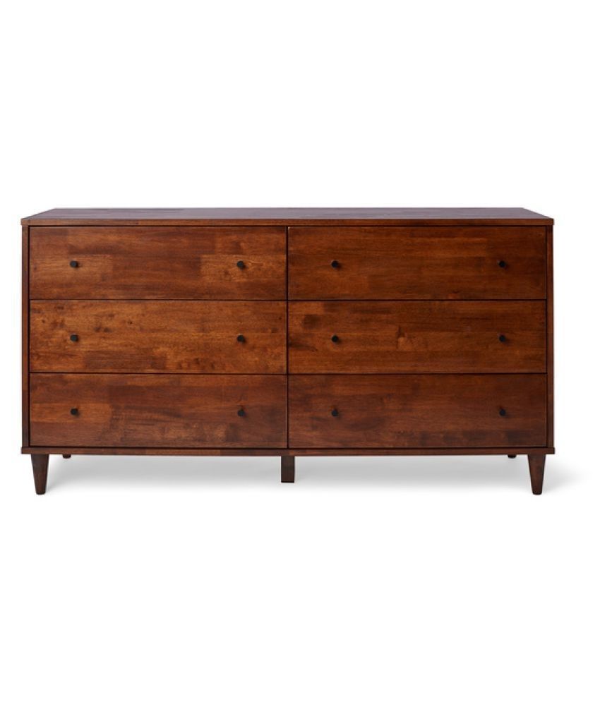 Mango Wood Sideboard With 4 Doors (walnut Finish) – Buy Mango Wood Throughout Current Walnut Finish 4 Door Sideboards (View 7 of 20)