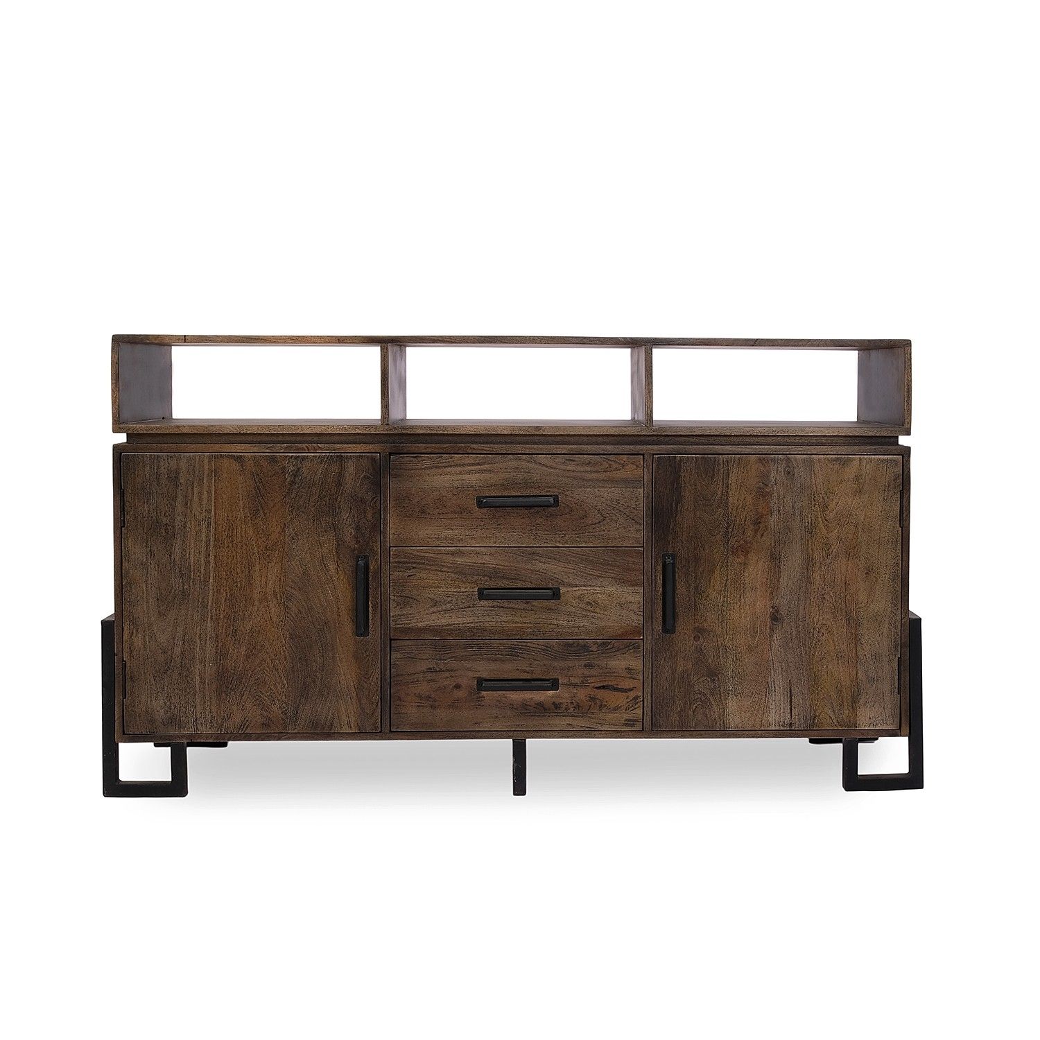Metal & Wood Sideboard | The Yellow Door Store Pertaining To 2017 Natural Mango Wood Finish Sideboards (View 20 of 20)