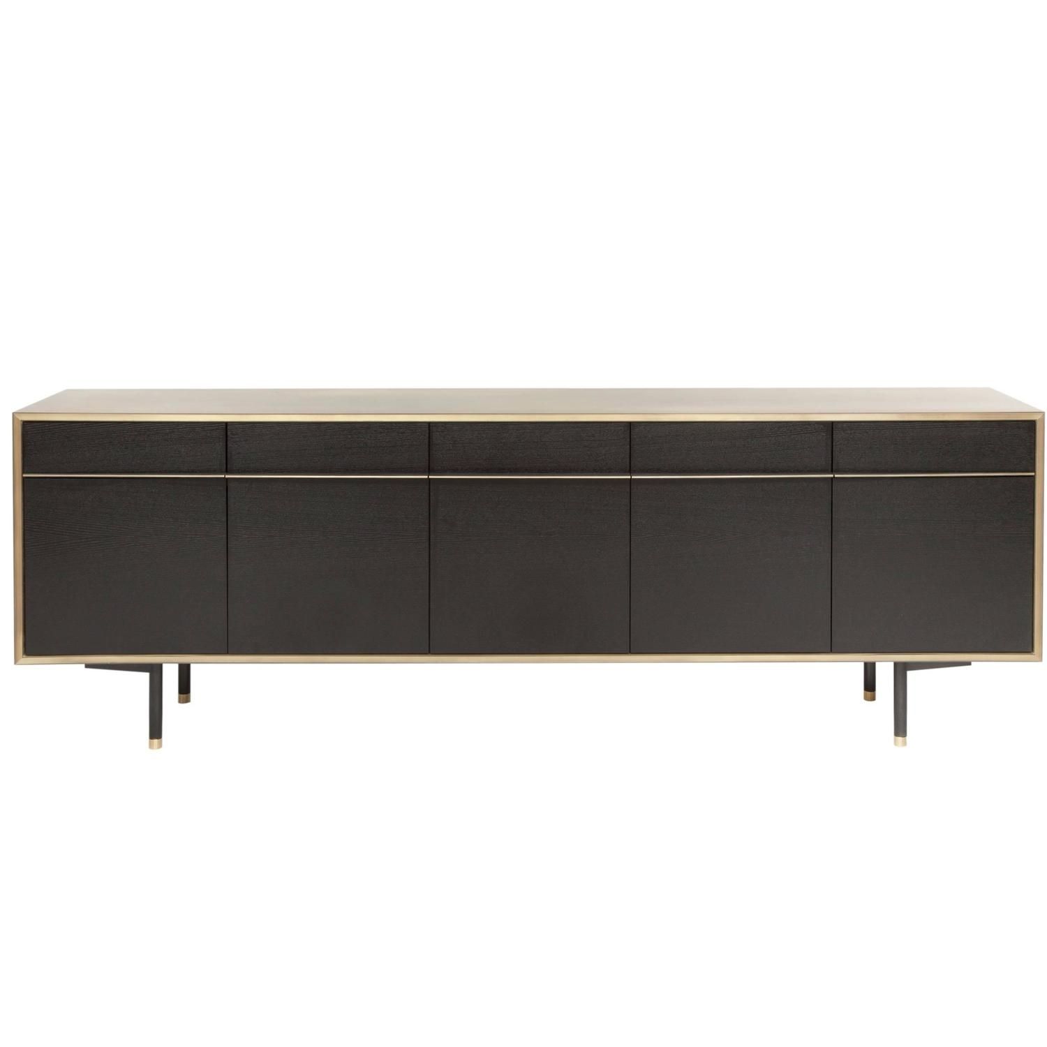 Modern Sideboards – 320 For Sale At 1stdibs With Regard To Best And Newest Corrugated Metal Sideboards (View 17 of 20)