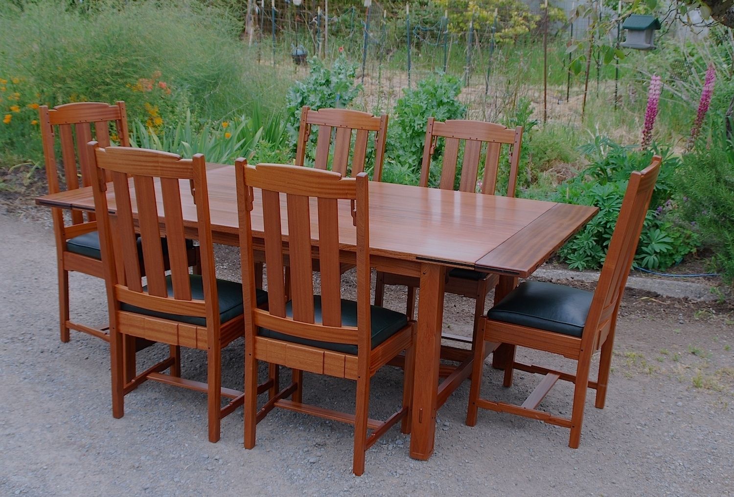 Most Recent Voorhees Craftsman Mission Oak Furniture – Dining Chairs Regarding Craftsman Side Chairs (View 16 of 20)