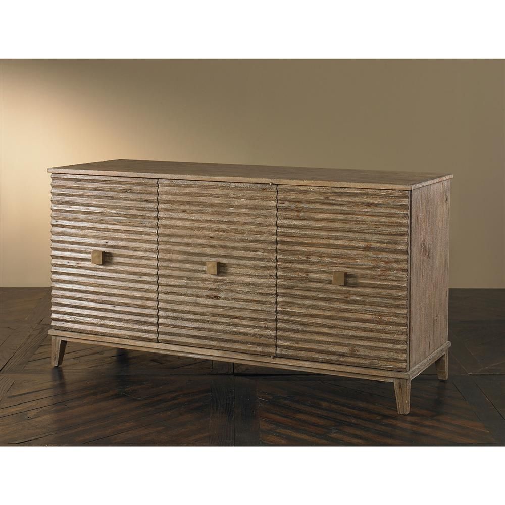 Mr. Brown Belmont Modern Classic Rustic Pine Corrugated Sideboard Throughout 2018 Corrugated White Wash Sideboards (Photo 9 of 20)