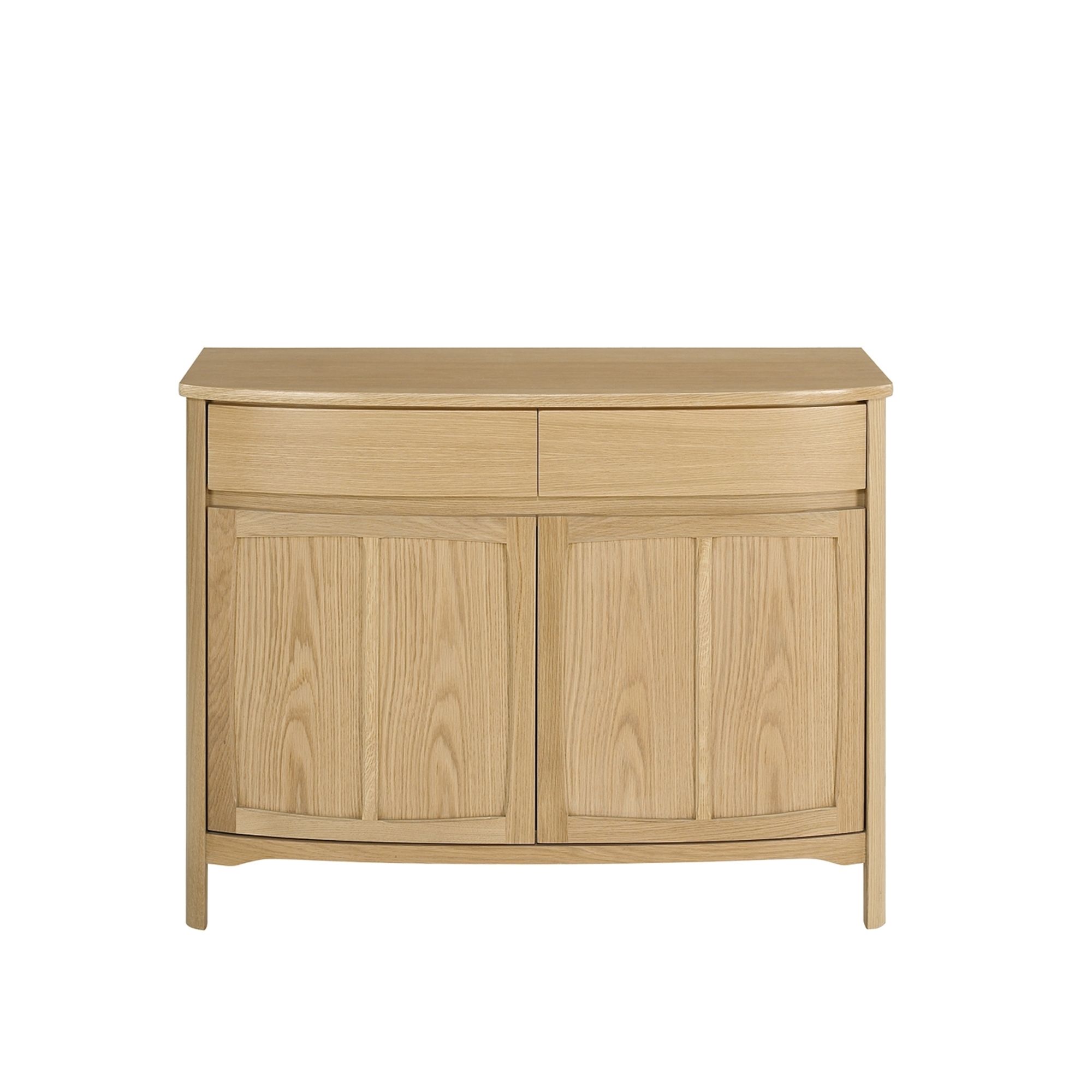 Nathan Shades Oak Shaped 2 Door Sideboard – Nathan – Cookes Furniture In Most Recently Released Natural Oak Wood 2 Door Sideboards (View 20 of 20)